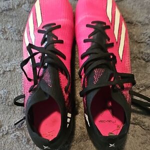 adidas Pink and Black Athletic Shoes